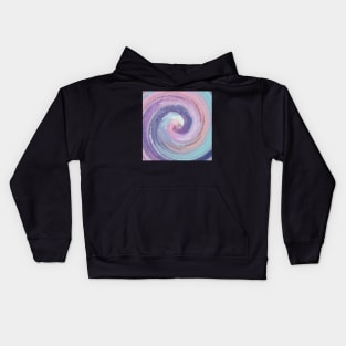 Magic Swirl of Various Cute Colors Kids Hoodie